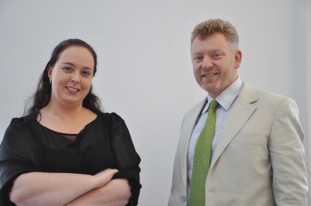 Grainne Kirwan and Andrew Power of IADT